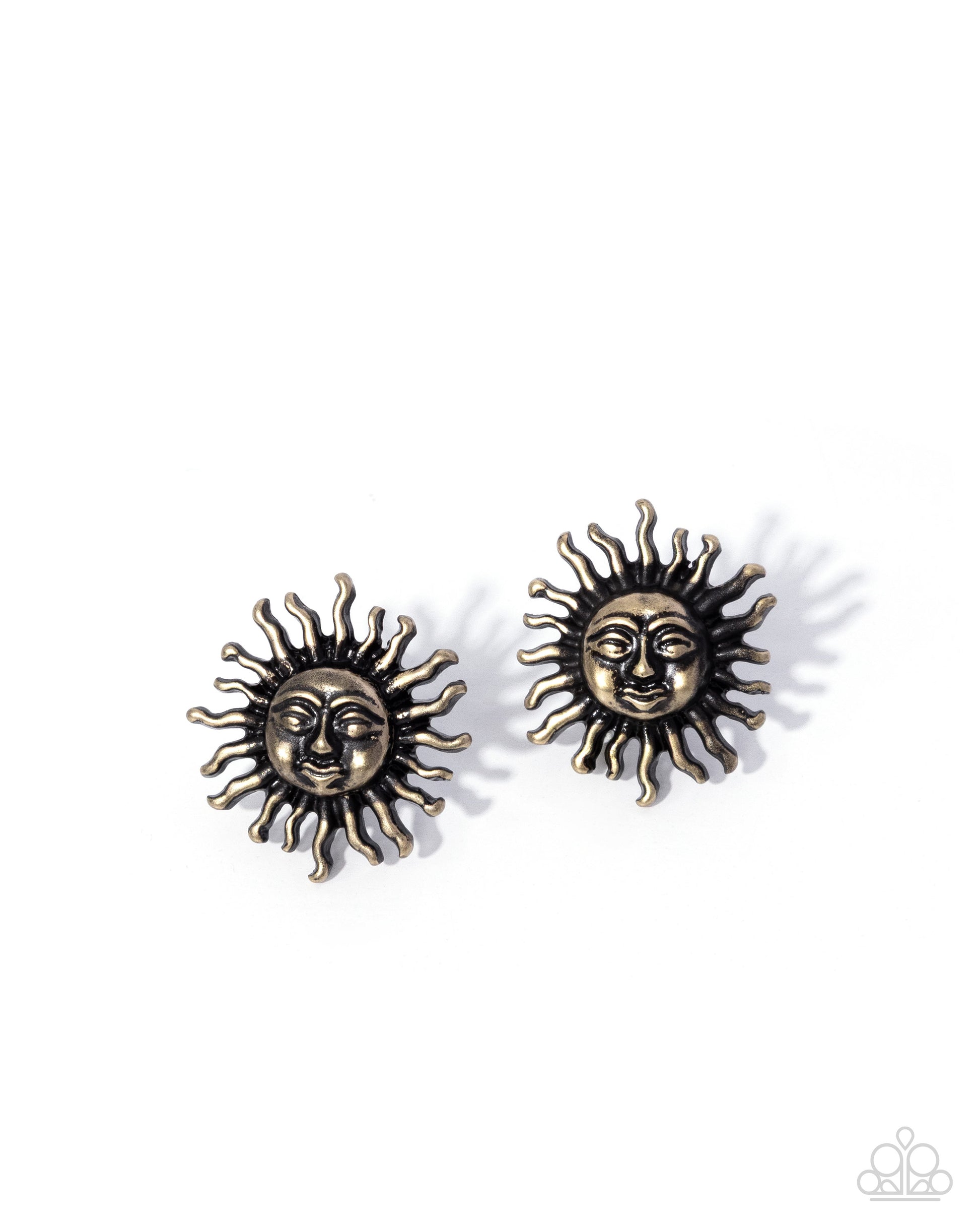 Sensational Sunrise - brass - Paparazzi earrings
