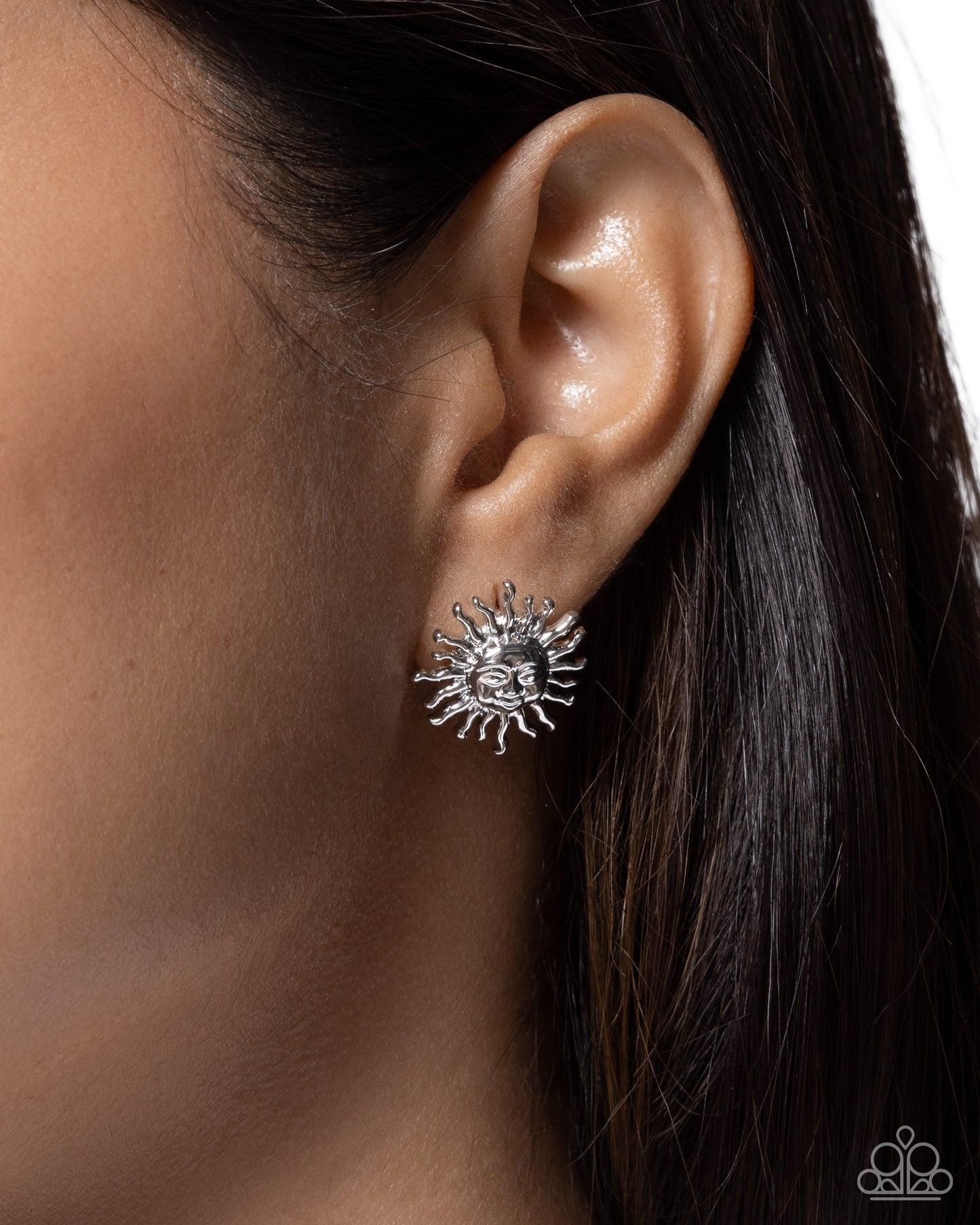 Sensational Sunrise - silver - Paparazzi earrings