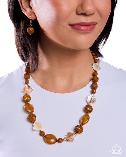 Sensational Symphony - brown - Paparazzi necklace