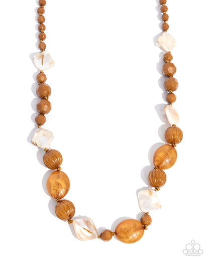 Sensational Symphony - brown - Paparazzi necklace