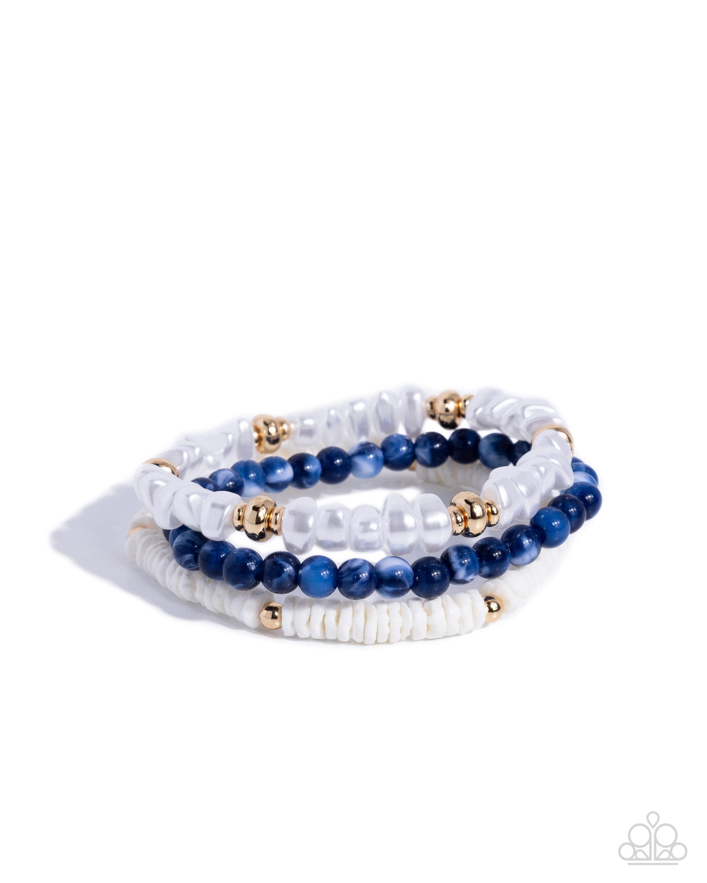 Sensible Shells - blue - Paparazzi bracelet