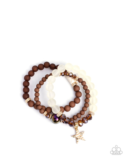 Sensible Star - brown - Paparazzi bracelet