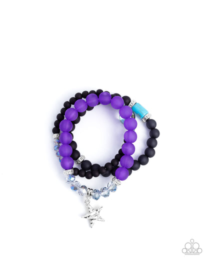 Sensible Star - purple - Paparazzi bracelet