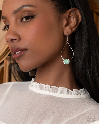 Sensible Stones - blue - Paparazzi earrings