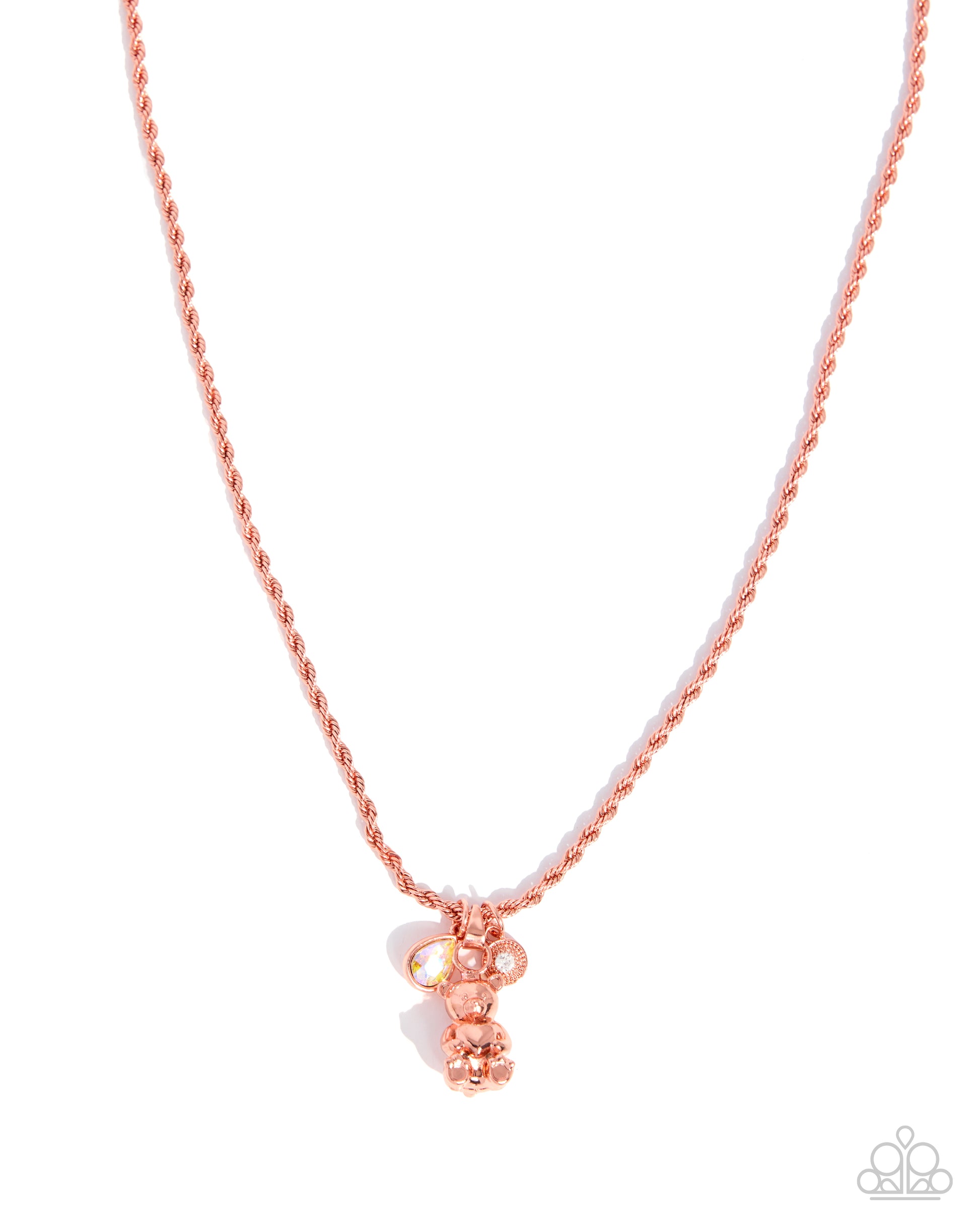 Sentimental Scraps - copper - Paparazzi necklace
