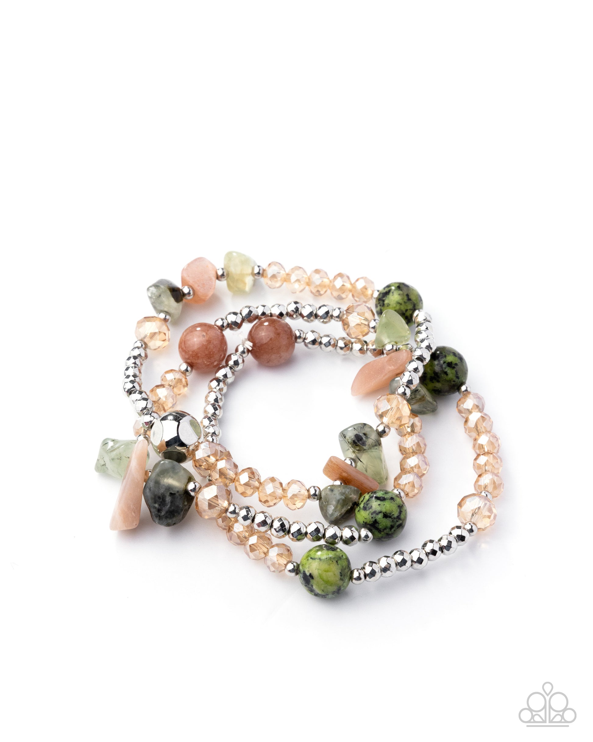 Sentimental Stack - green - Paparazzi bracelet