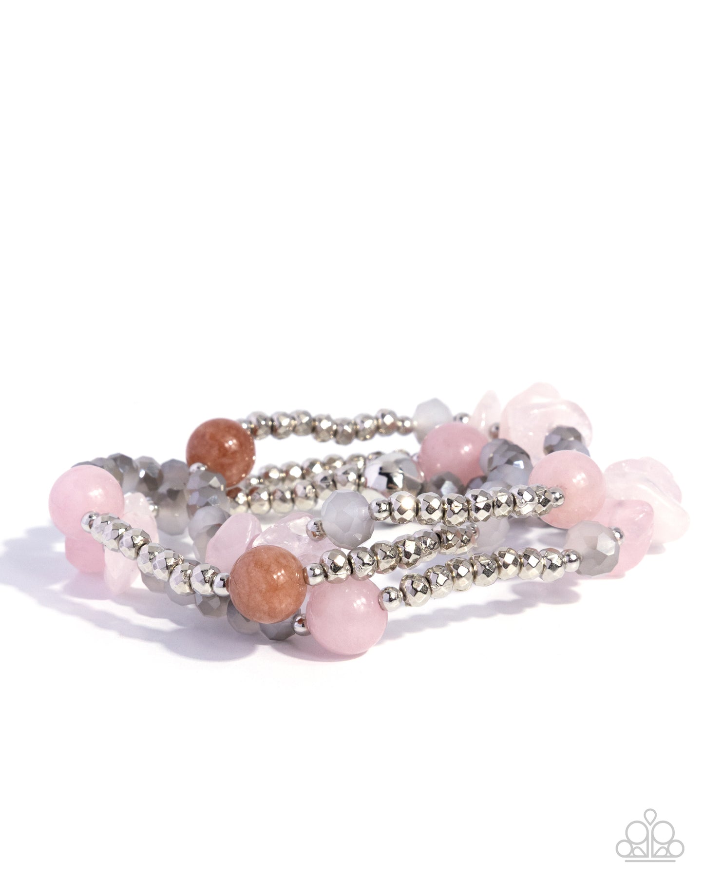 Sentimental Stack - pink - Paparazzi bracelet