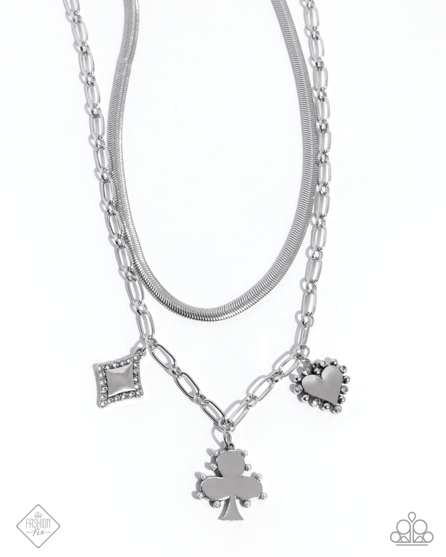 Sentimental Sunset - white - Paparazzi necklace