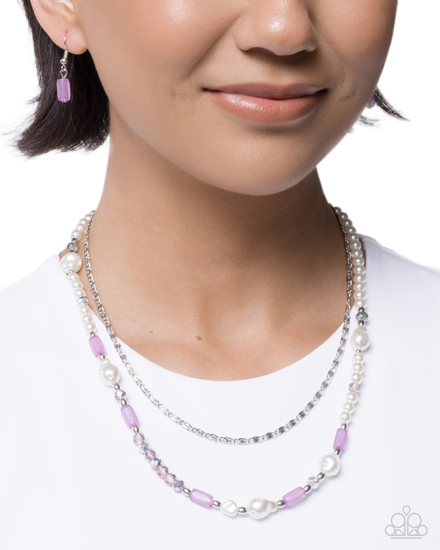 Sentimental Sway - purple - Paparazzi necklace