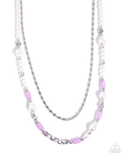 Sentimental Sway - purple - Paparazzi necklace