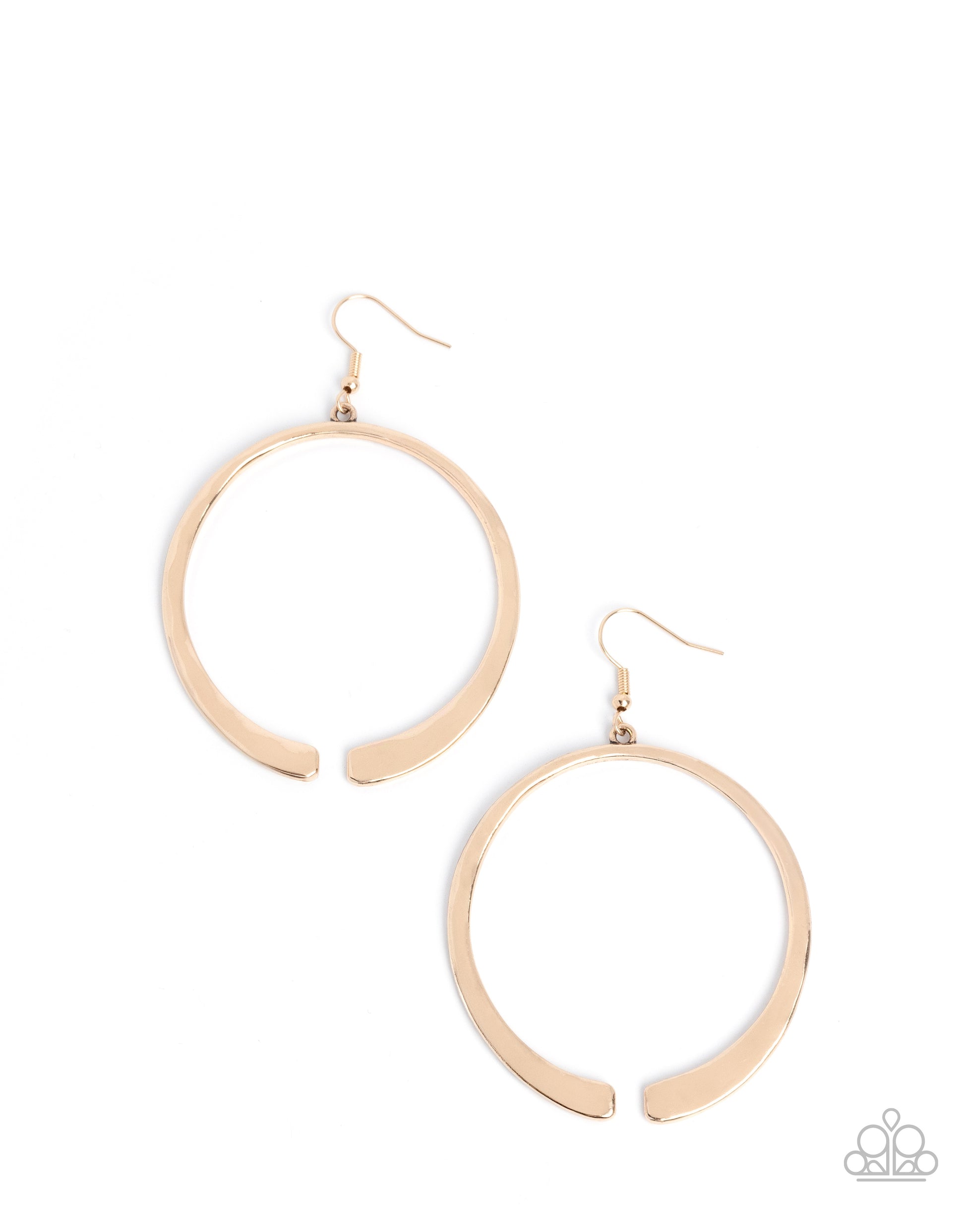Separated Showcase - gold - Paparazzi earrings