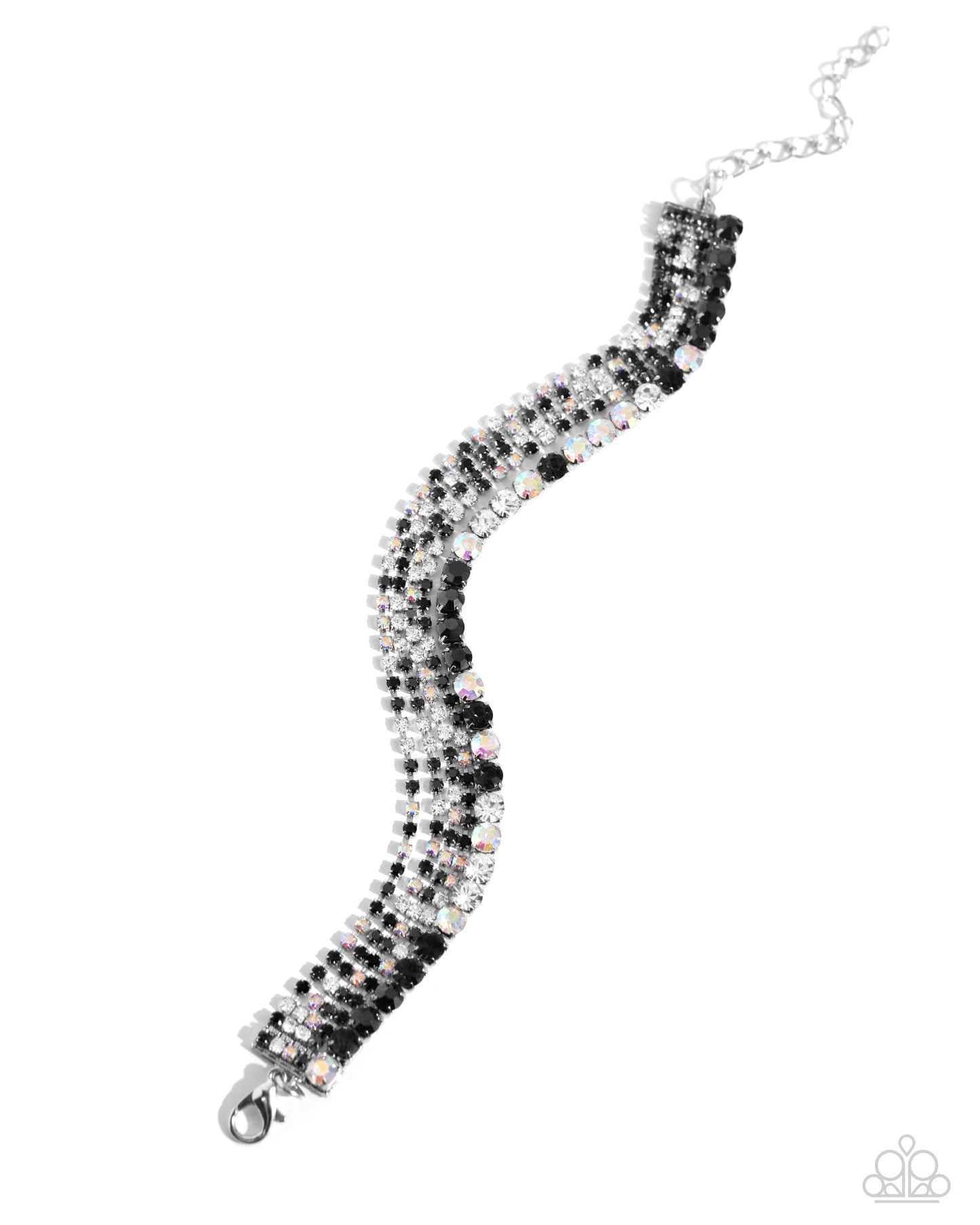 Serendipitous Strands - silver - Paparazzi bracelet