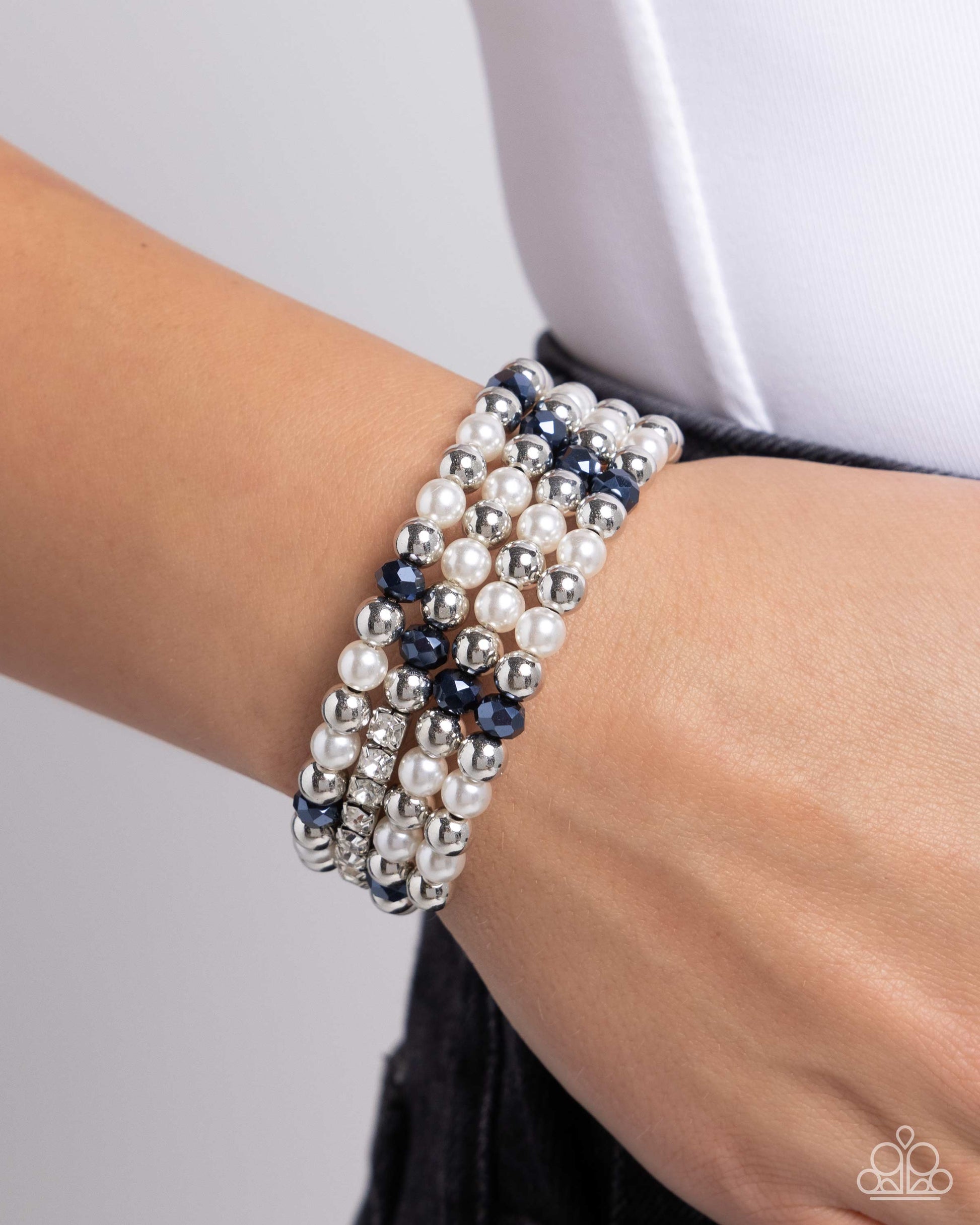 Serene Stack - blue - Paparazzi bracelet