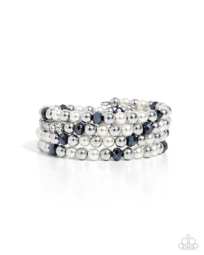 Serene Stack - blue - Paparazzi bracelet