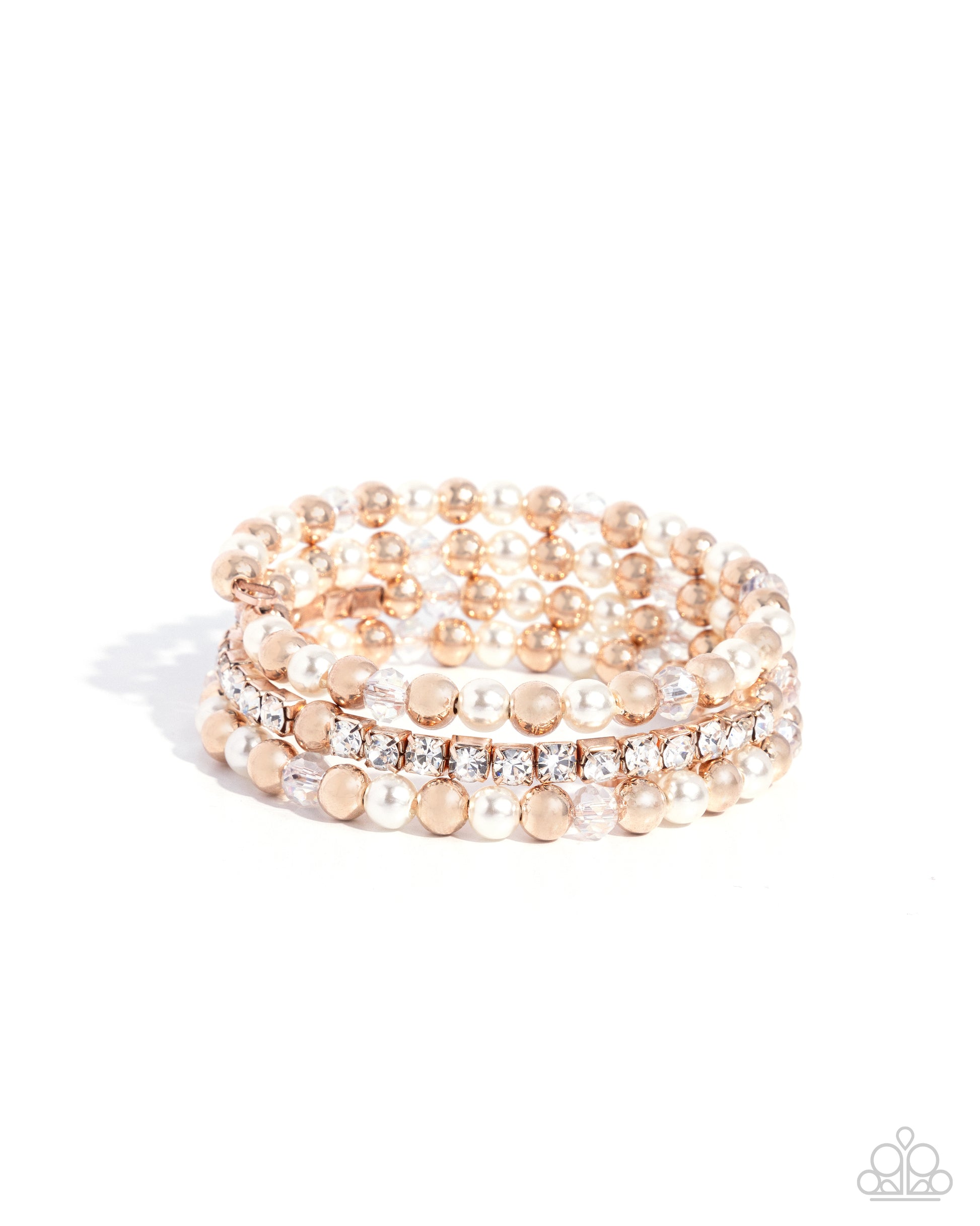 Serene Stack - rose gold - Paparazzi bracelet