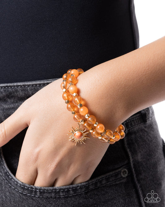 Serene Sunrise - orange - Paparazzi bracelet