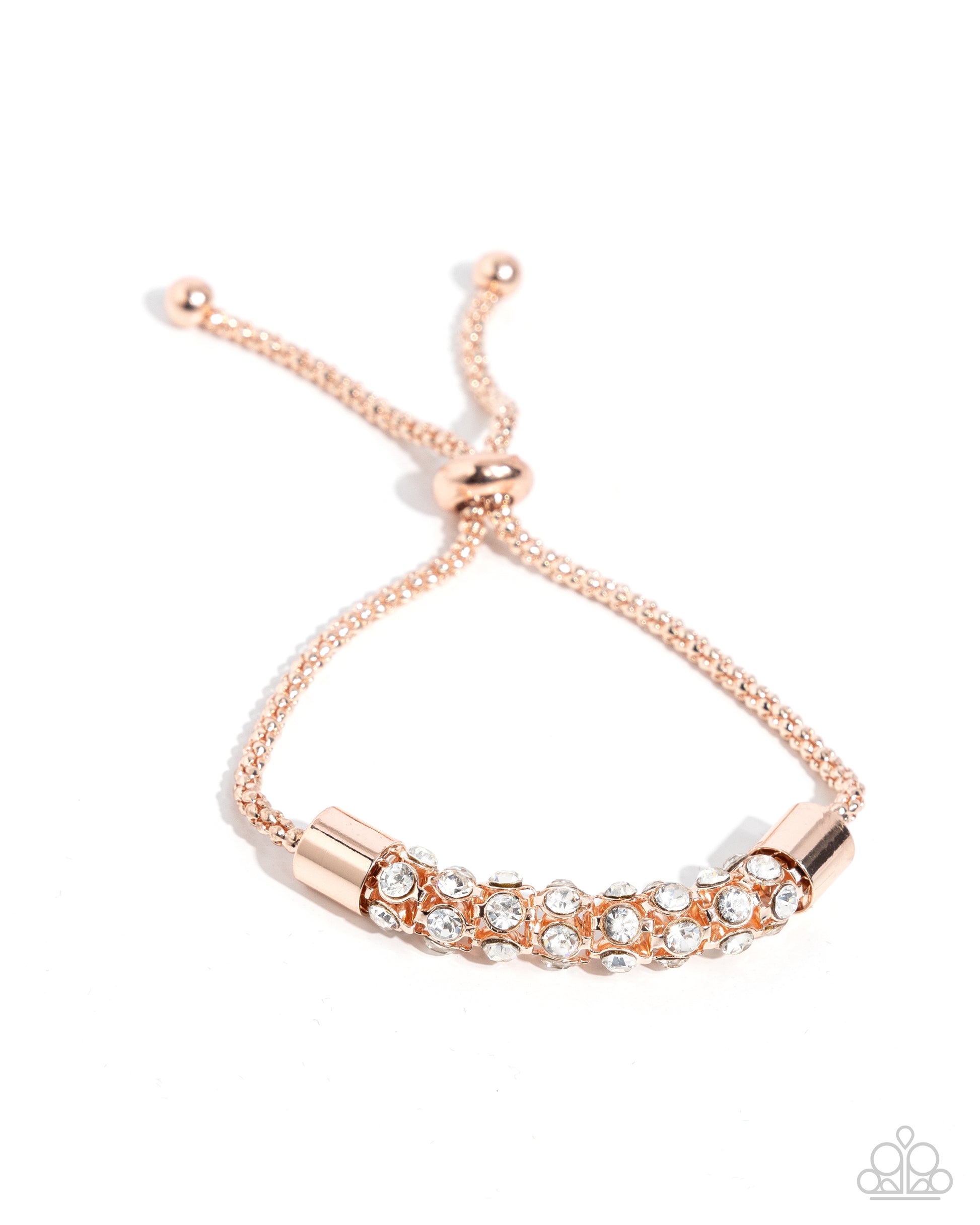 Serious Sentiment - rose gold - Paparazzi bracelet