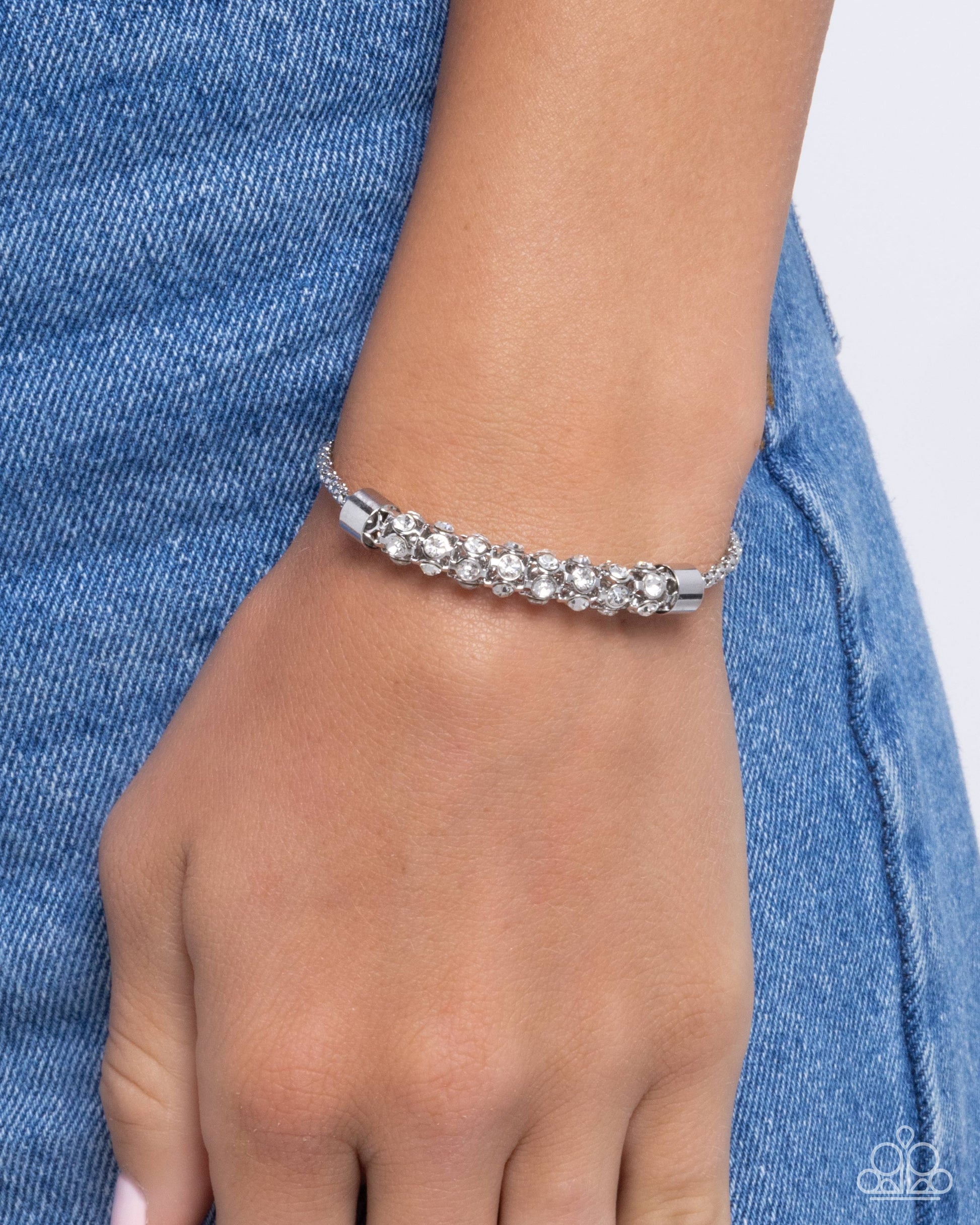 Serious Sentiment - white - Paparazzi bracelet