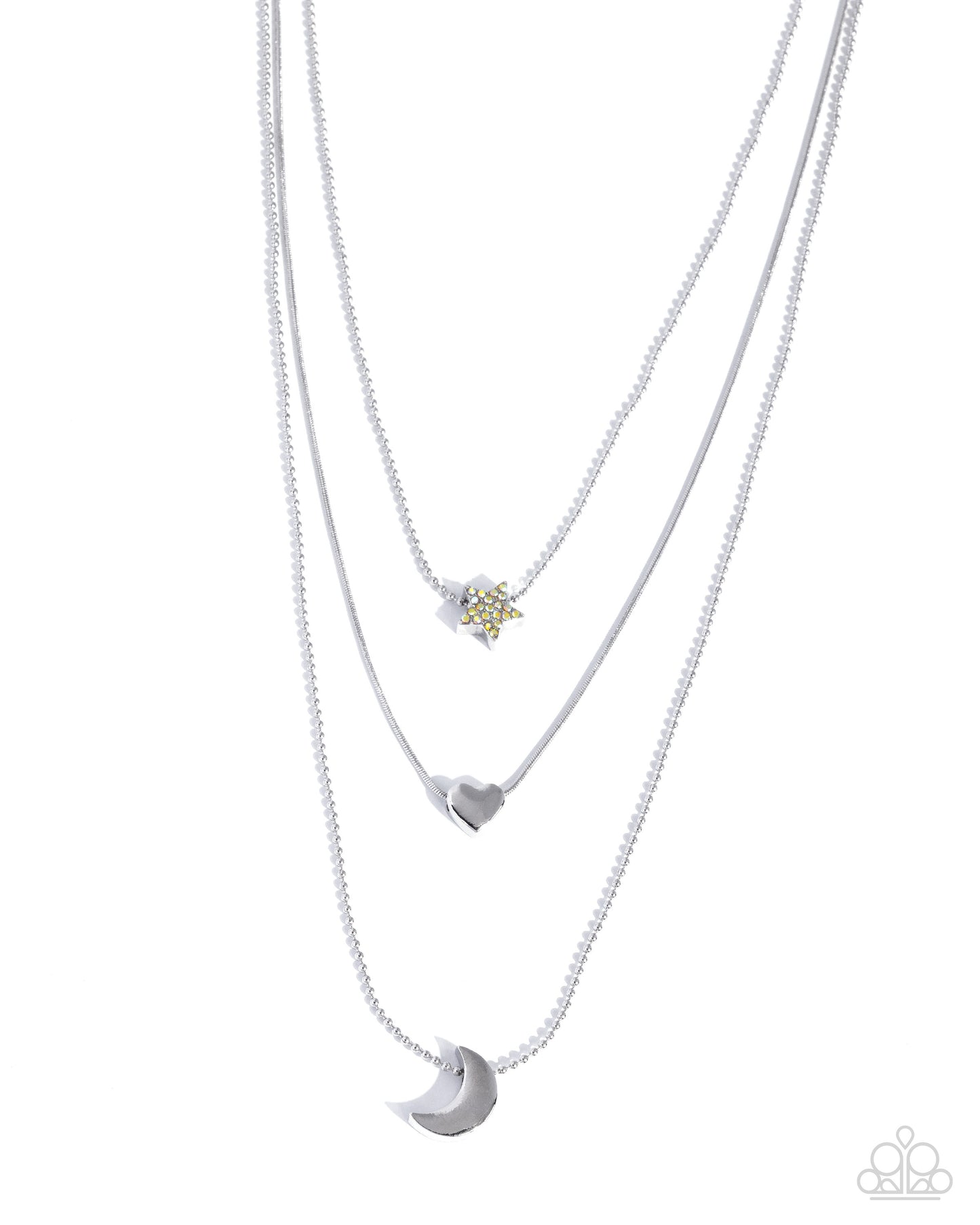 Serious Shapes - yellow - Paparazzi necklace