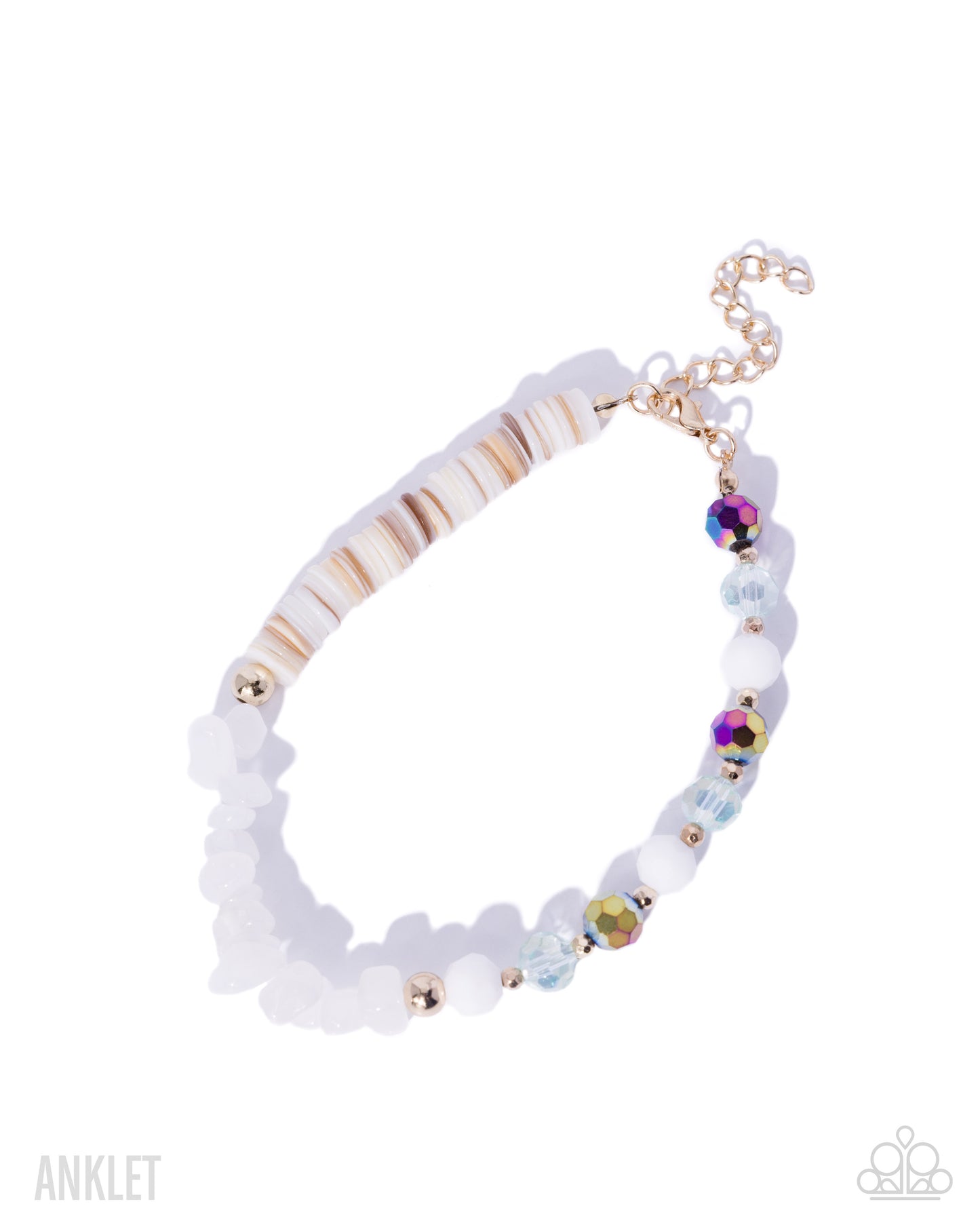 Serious Shells - white - Paparazzi anklet