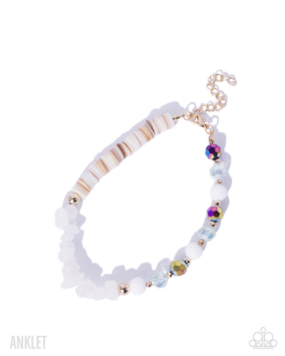 Serious Shells - white - Paparazzi anklet