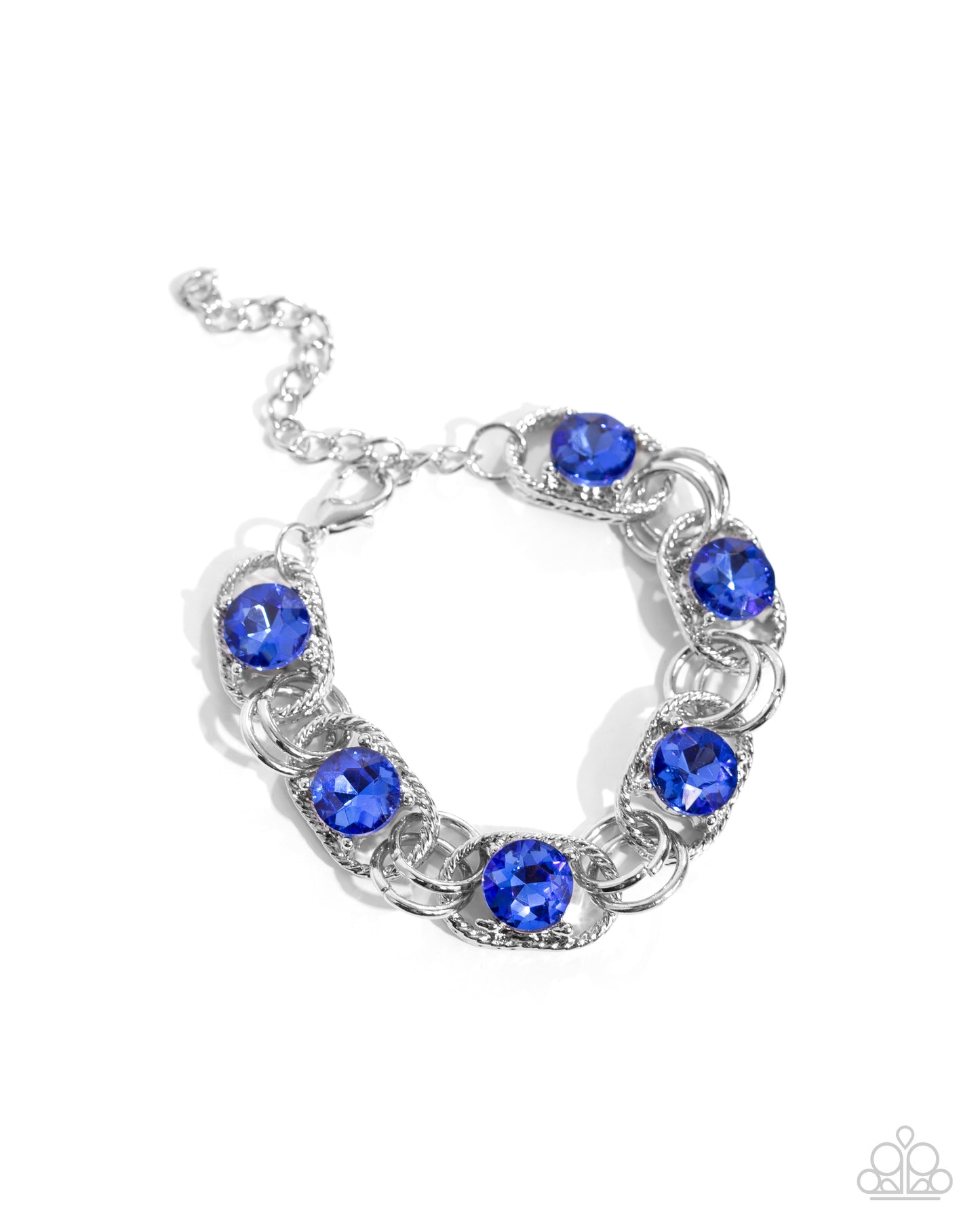 Serrated Secret - blue - Paparazzi bracelet
