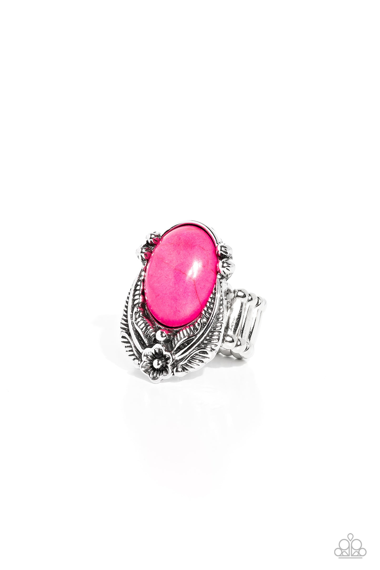Serrated Style - pink - Paparazzi ring