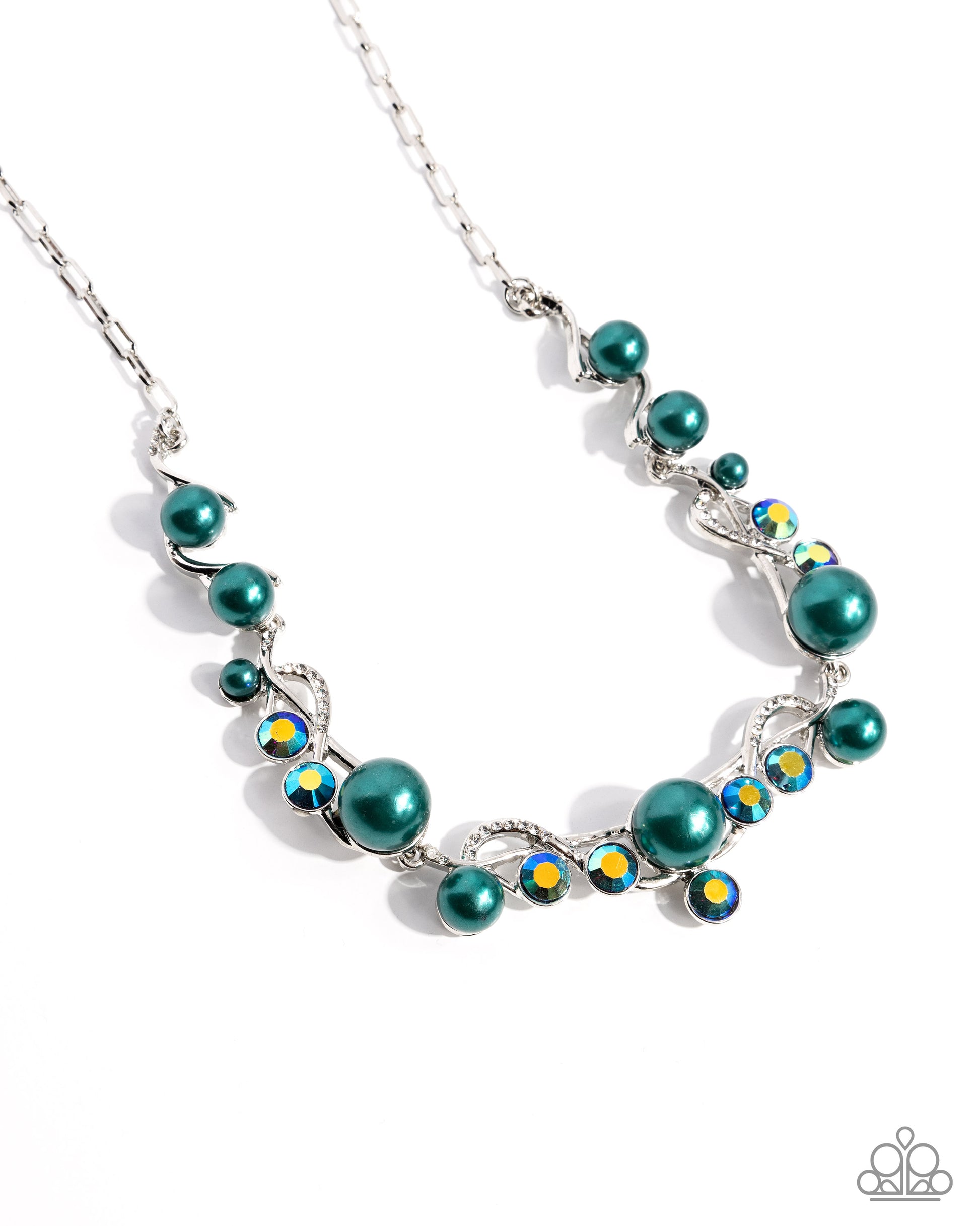 Settled Shimmer - green - Paparazzi necklace