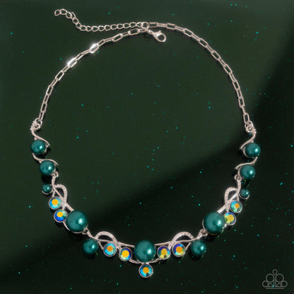 Settled Shimmer - green - Paparazzi necklace