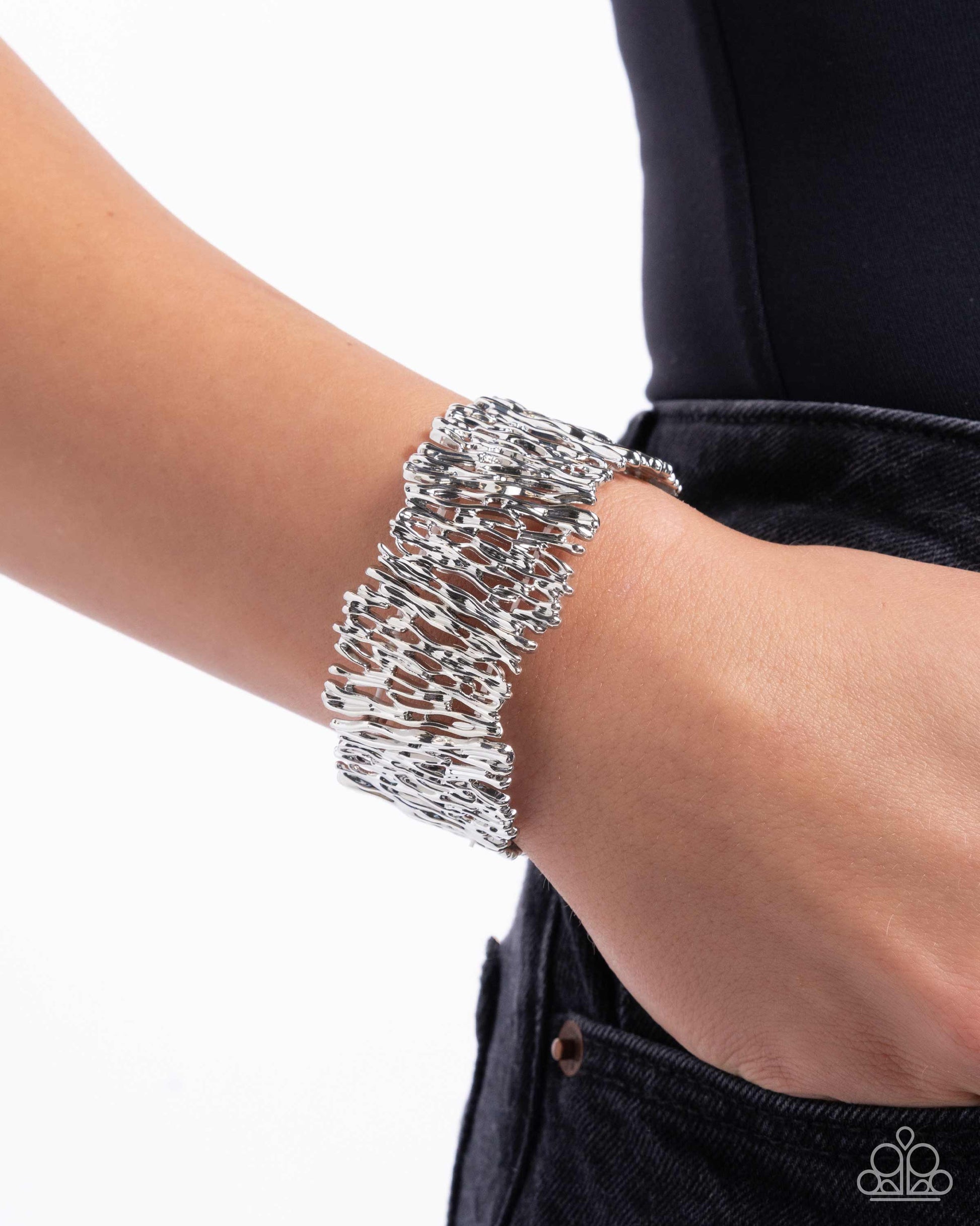 Settle the Score - silver - Paparazzi bracelet