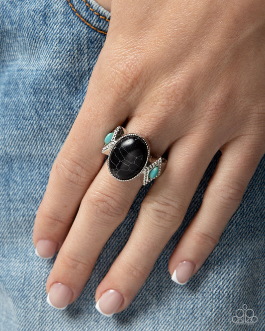 Severe Stones - black - Paparazzi ring