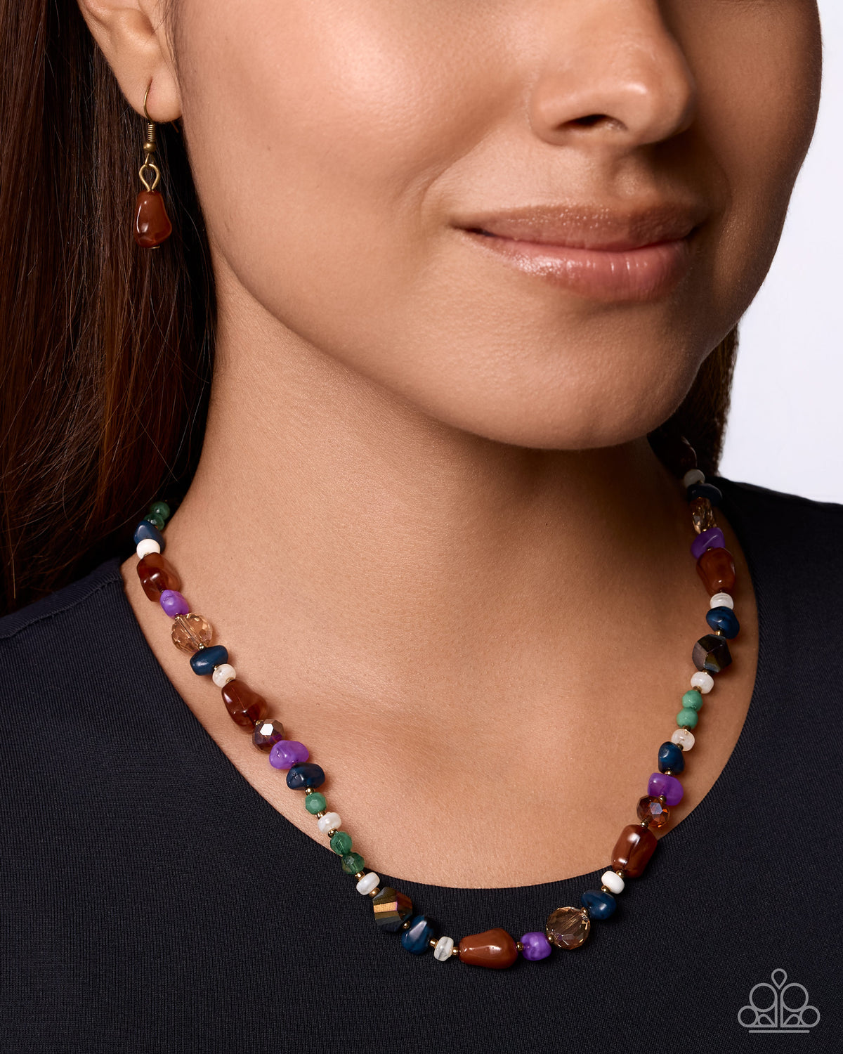 Shameless Stones - multi - Paparazzi necklace