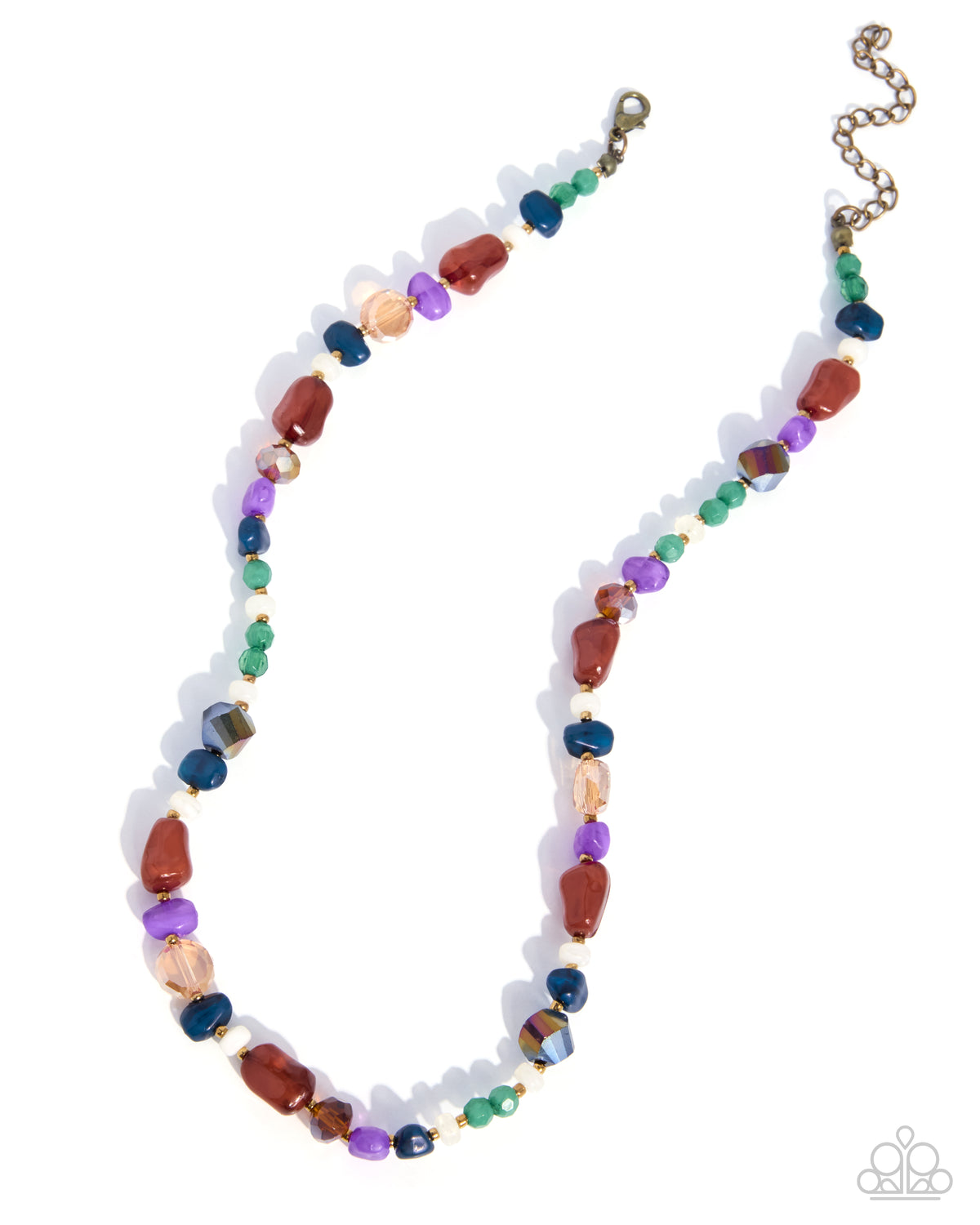Shameless Stones - multi - Paparazzi necklace