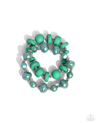 Shape Shifting Season - green - Paparazzi bracelet