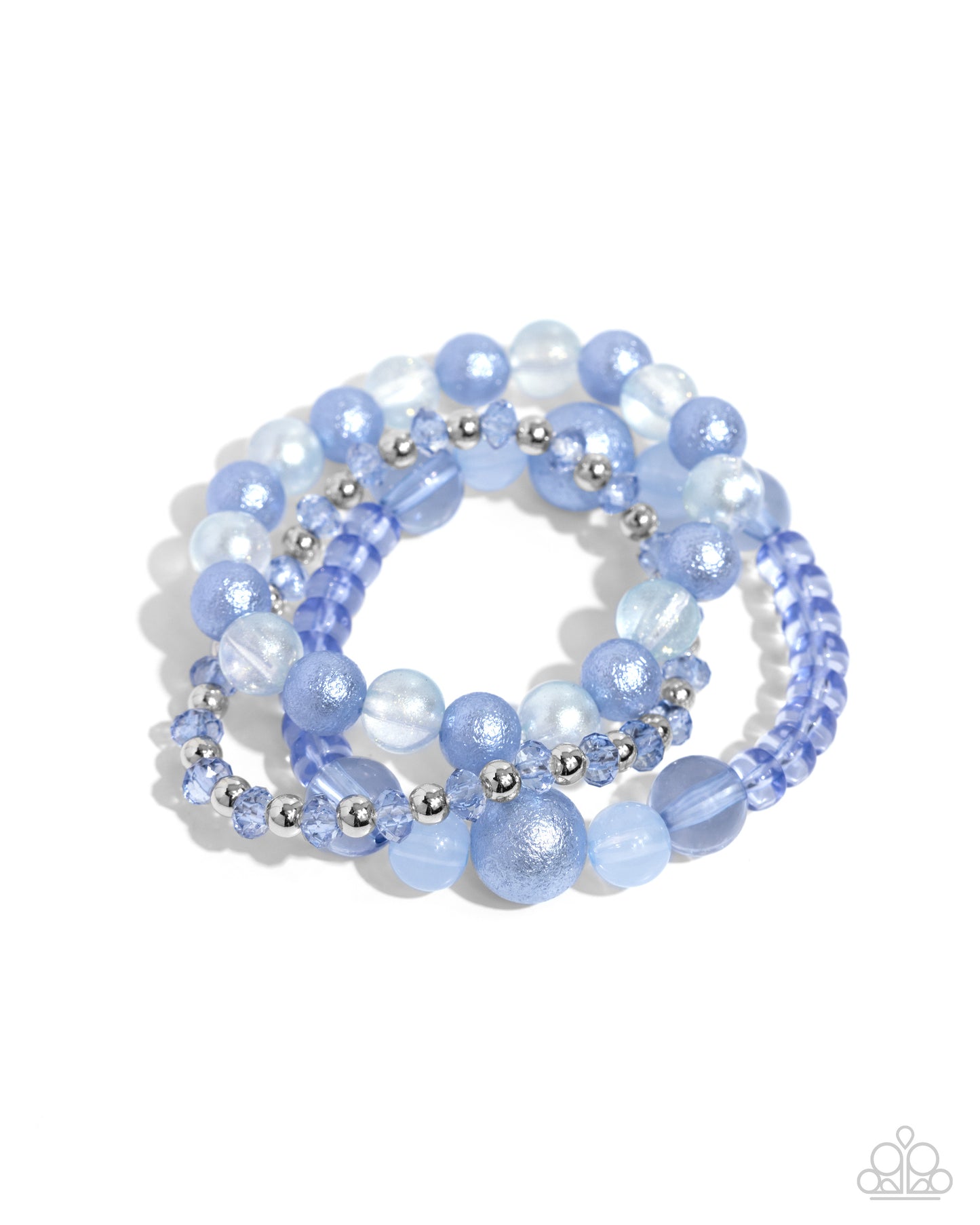 Shattered Stack - blue - Paparazzi bracelet