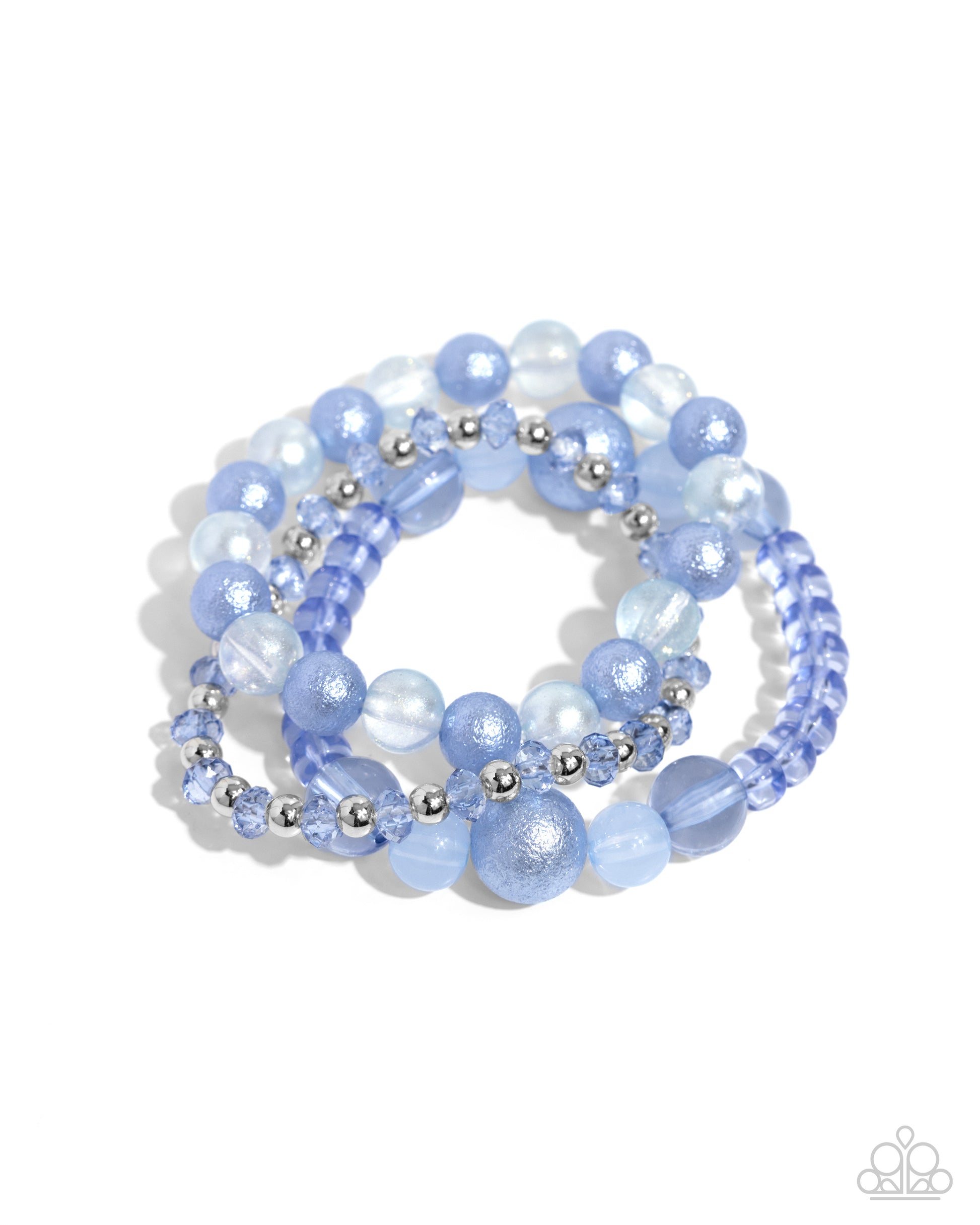 Shattered Stack - blue - Paparazzi bracelet