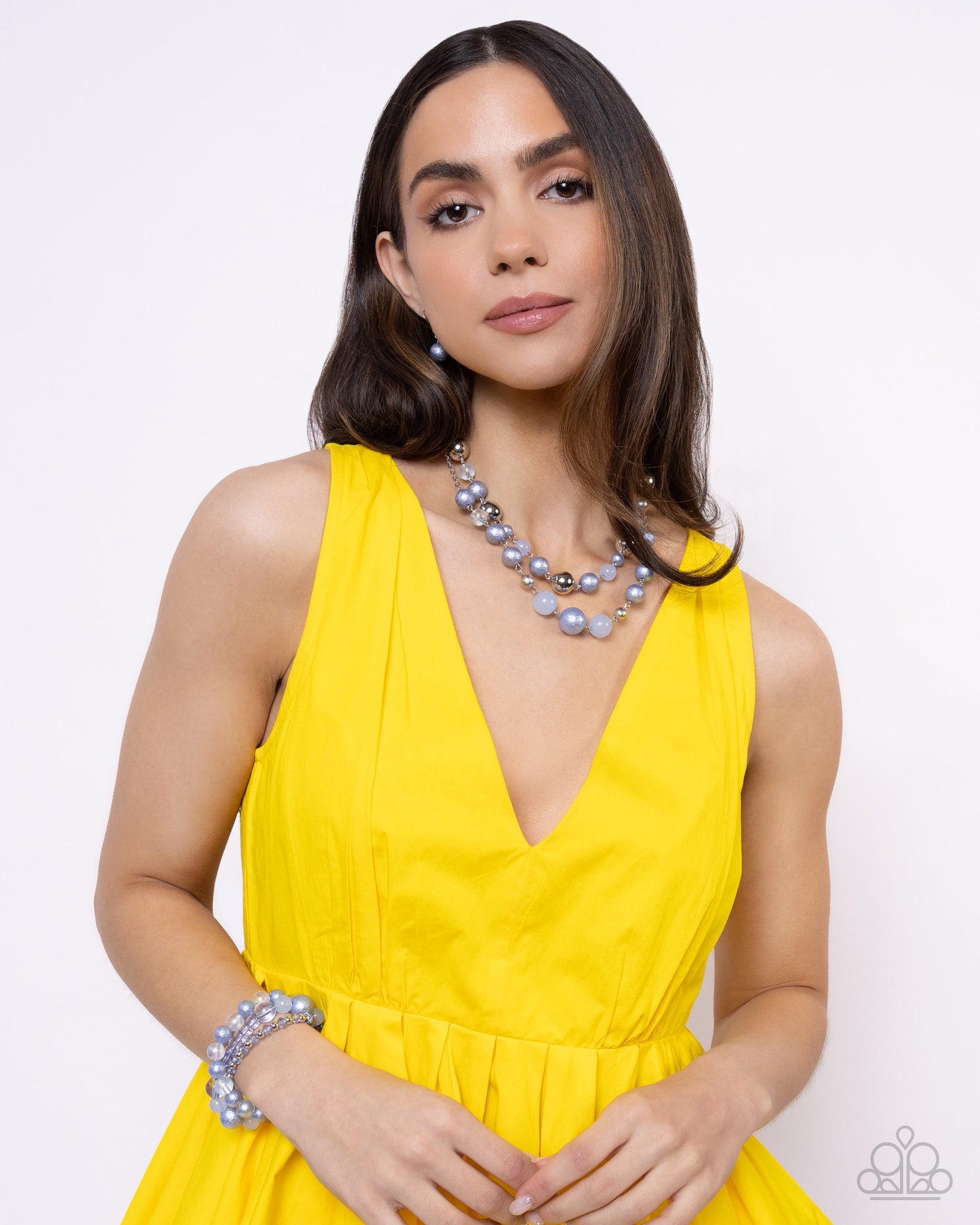 Shattered Stack - blue - Paparazzi bracelet