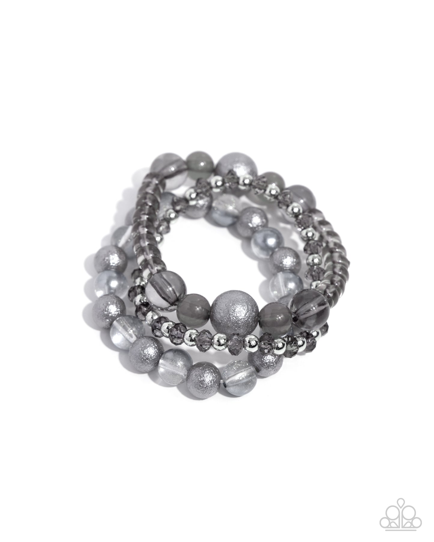 Shattered Stack - silver - Paparazzi bracelet