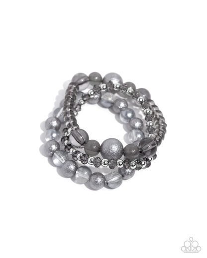 Shattered Stack - silver - Paparazzi bracelet