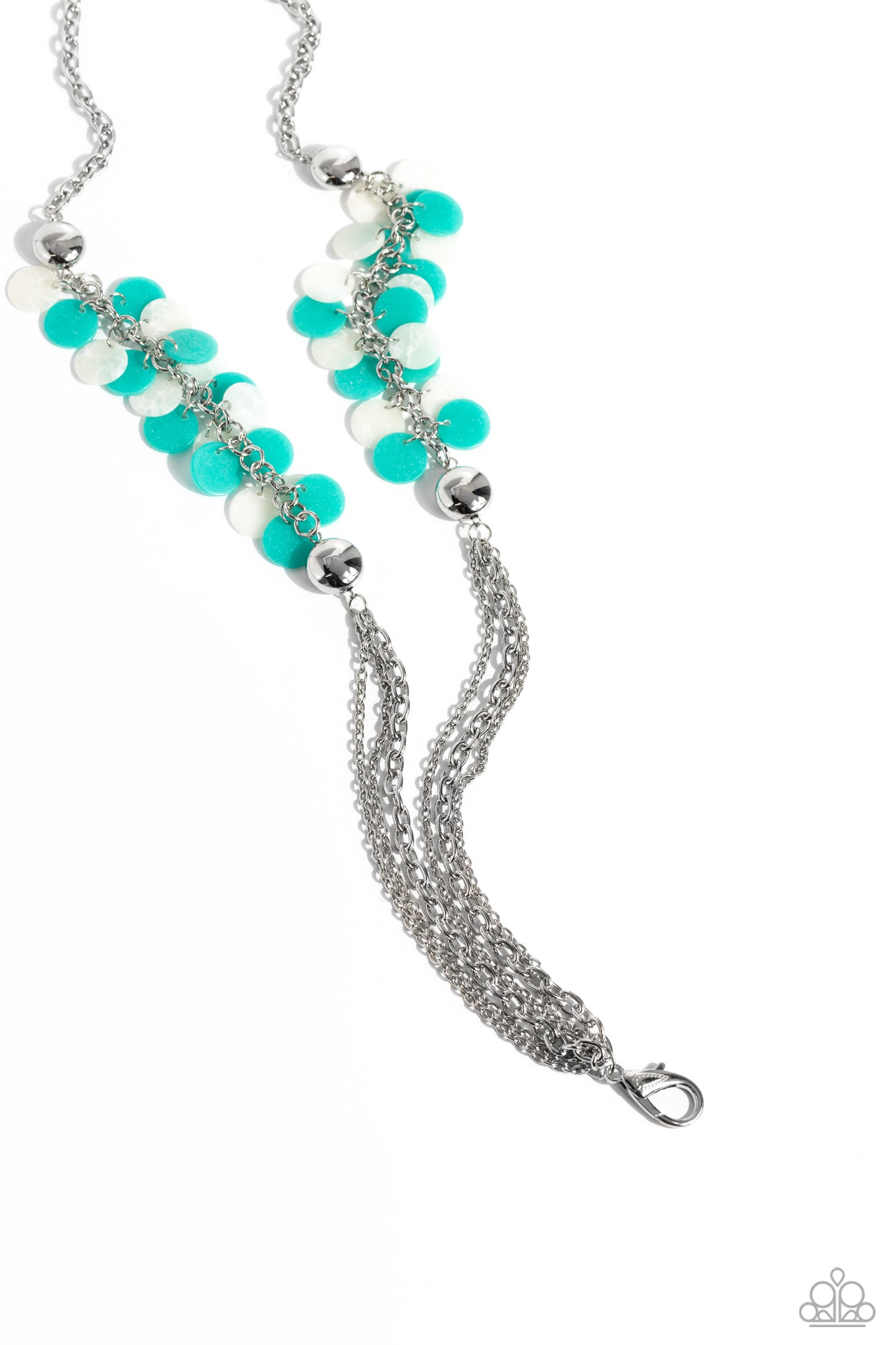 Shell Sensation - green - Paparazzi LANYARD necklace