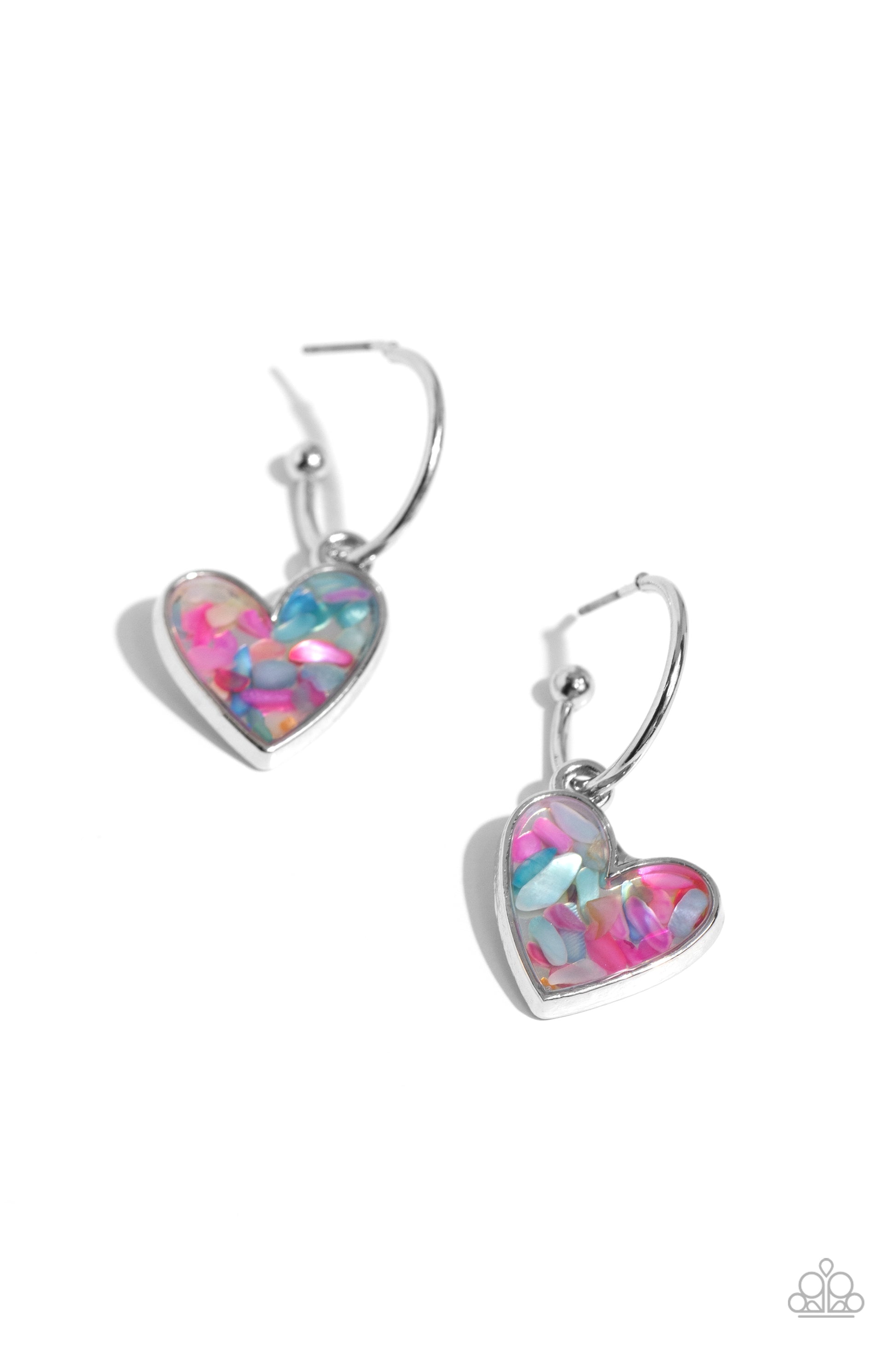 Shell Signal - pink - Paparazzi earrings