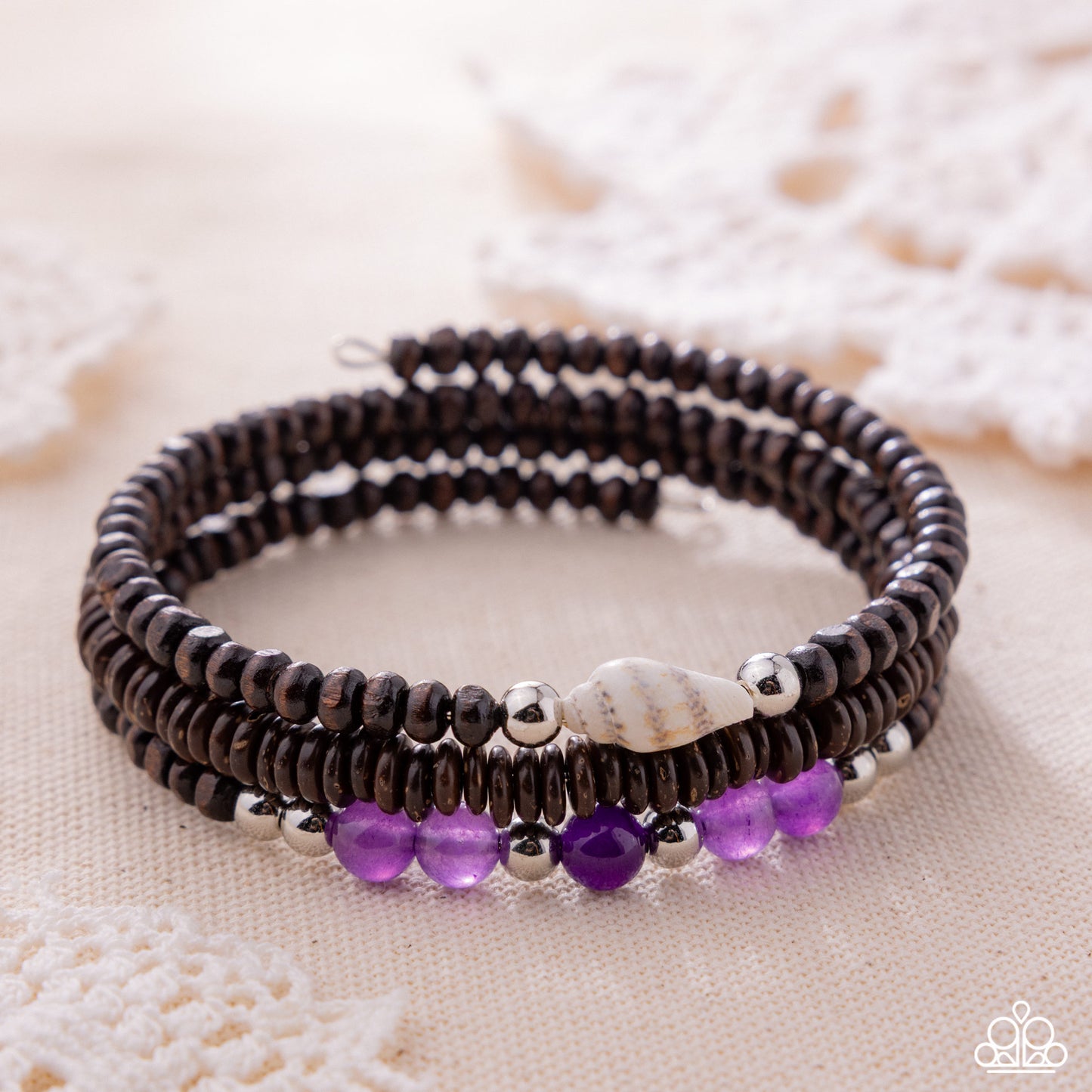 Shell Specialty - purple - Paparazzi bracelet