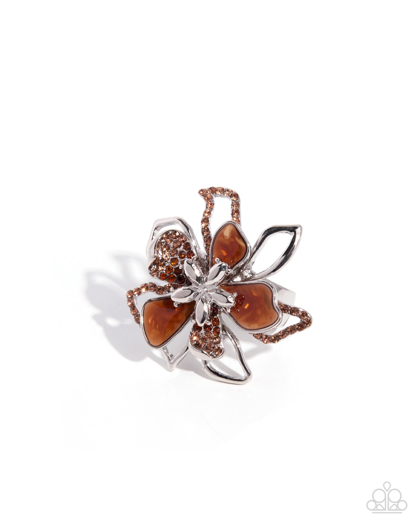 Shell Staccato - brown - Paparazzi ring