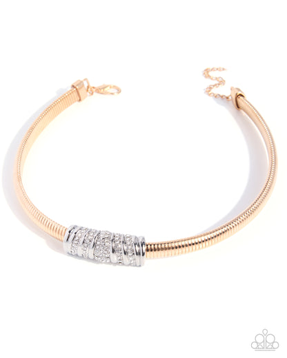 Shifting Lanes - multi - Paparazzi necklace