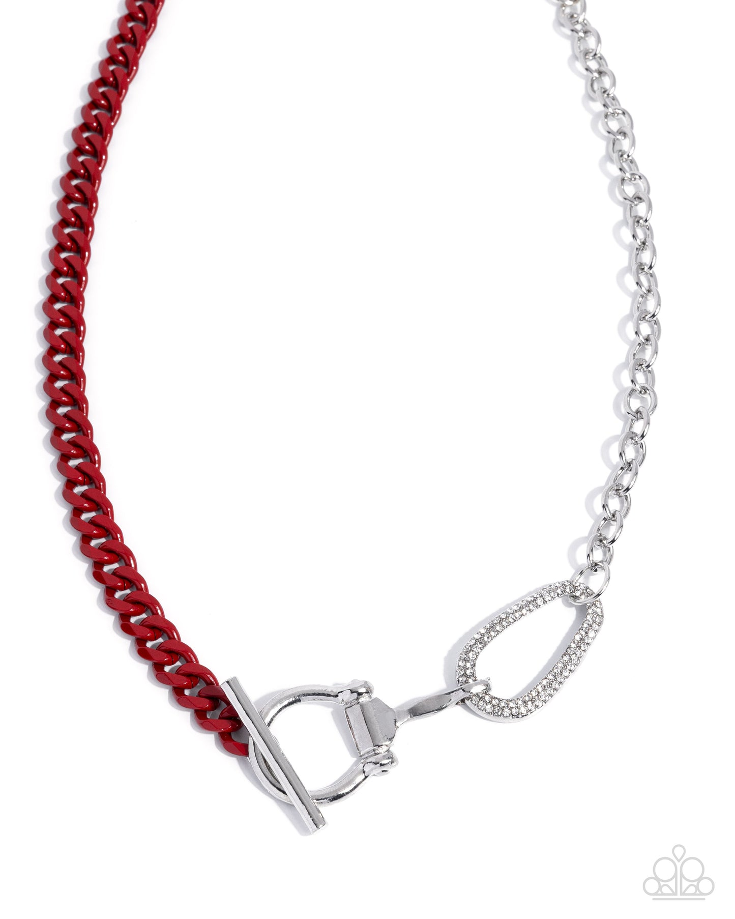 Shifting Sass - red - Paparazzi necklace