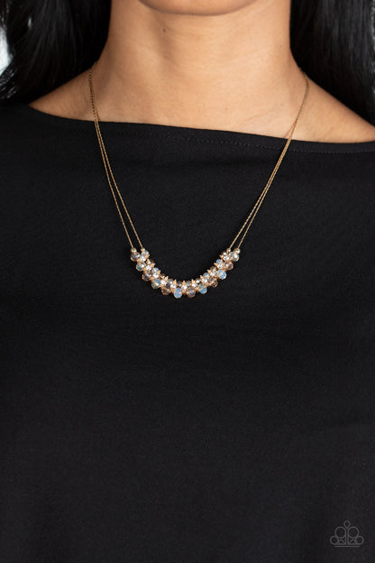 Shimmering High Society - brown - Paparazzi necklace