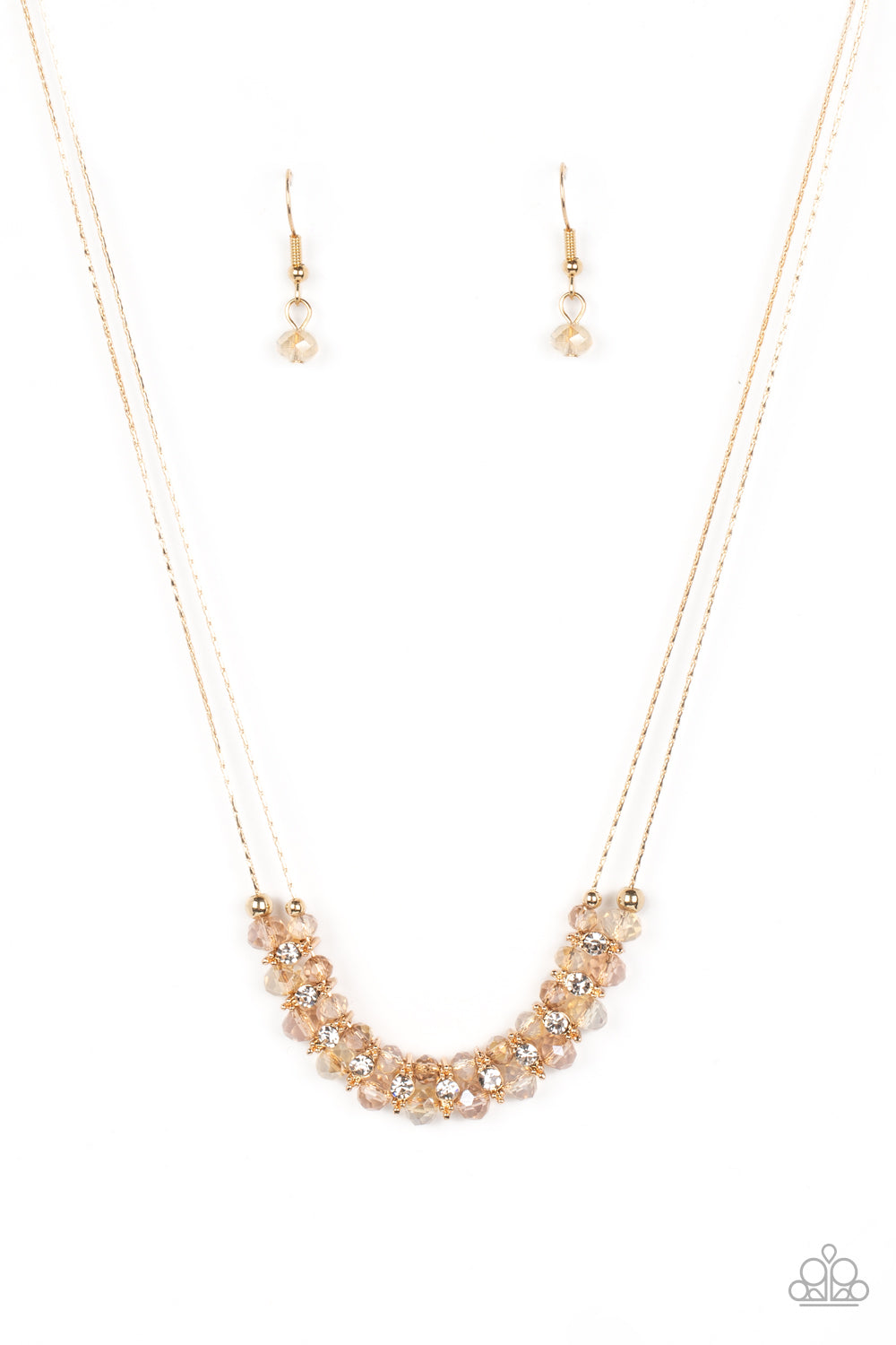 Shimmering High Society - brown - Paparazzi necklace