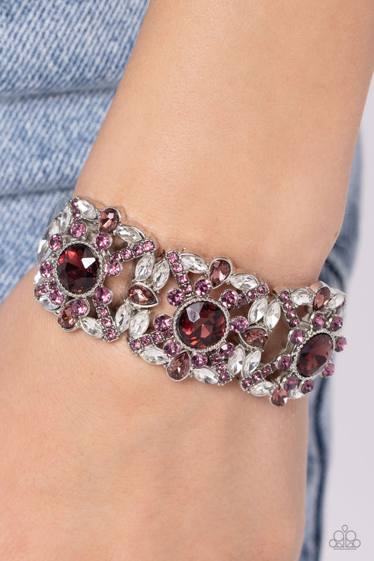 Shimmering Solo - purple - Paparazzi bracelet