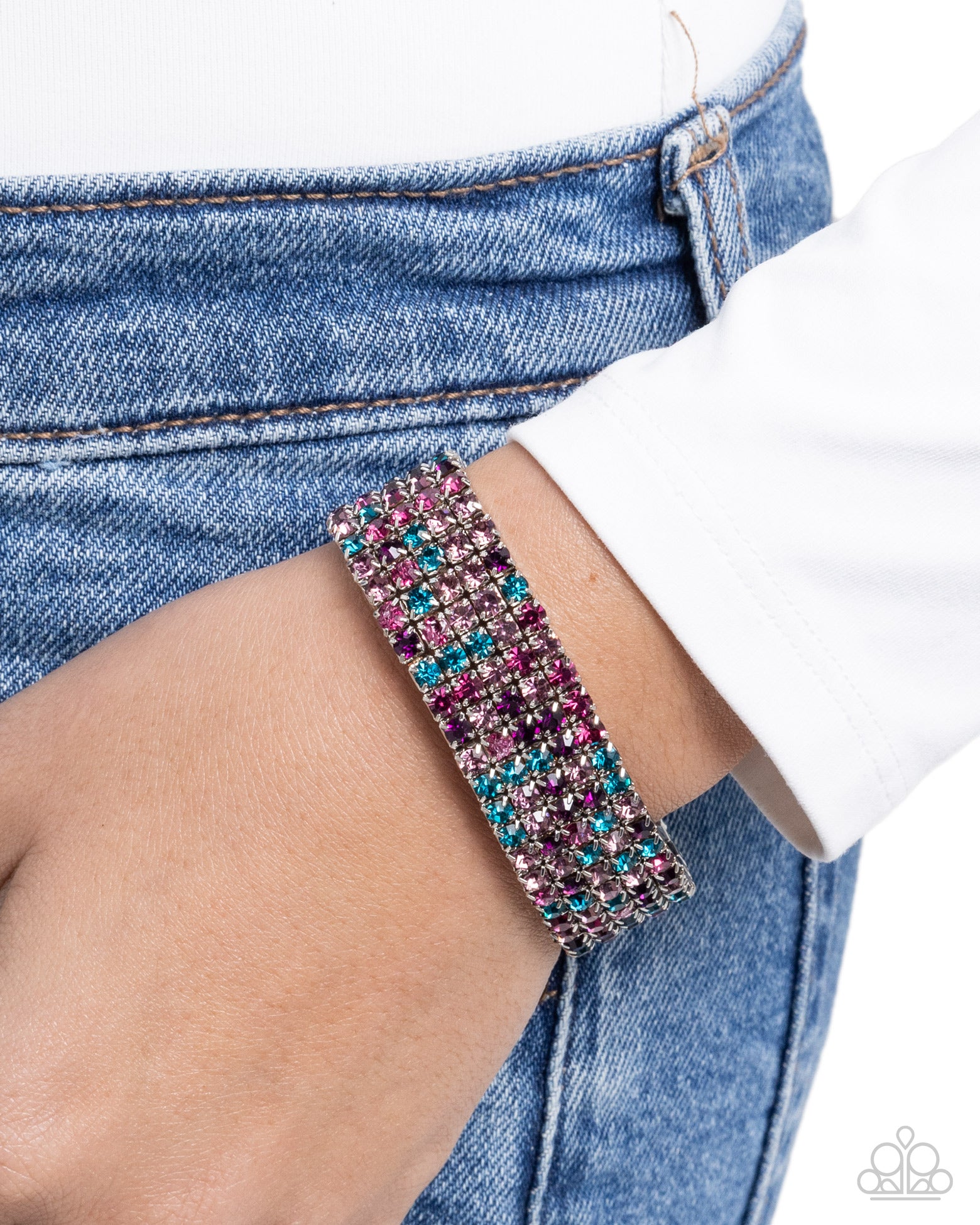 Shimmery Sequence - purple - Paparazzi bracelet