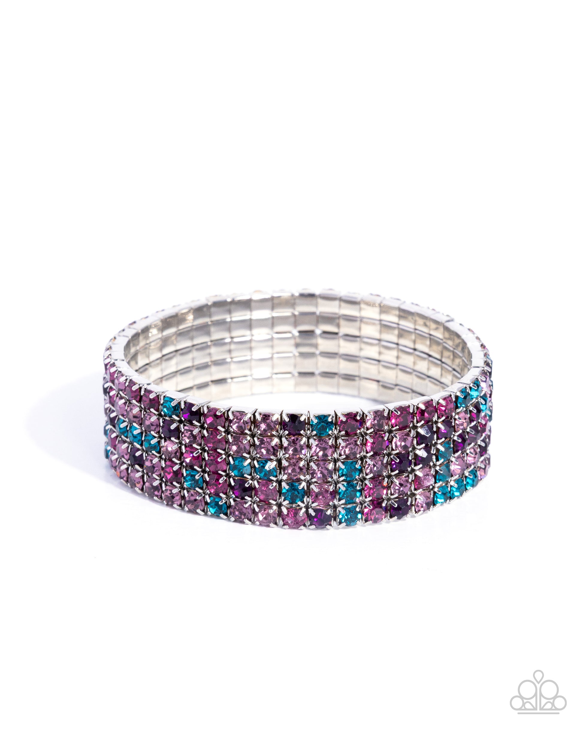 Shimmery Sequence - purple - Paparazzi bracelet